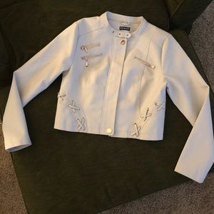 VENUS Moto Inspired Faux Leather Jacket, size M